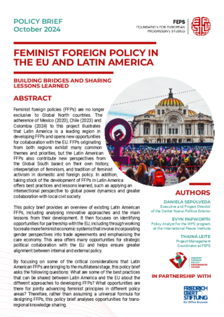 Feminist foreign policy in the EU and Latin America
